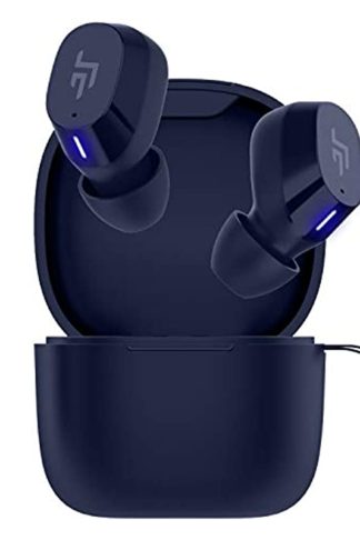 CROSSBEATS Edge 2020 Touch True Wireless in-Ear Earbuds Earphones Headphones with Microphone 3D Sound 20Hrs Playtime Auto Pair Stereo Calls Deep Bass (Indigo Blue)