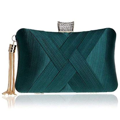 Women’s Elegant Tassel Velvet Evening Party Clutch Bags