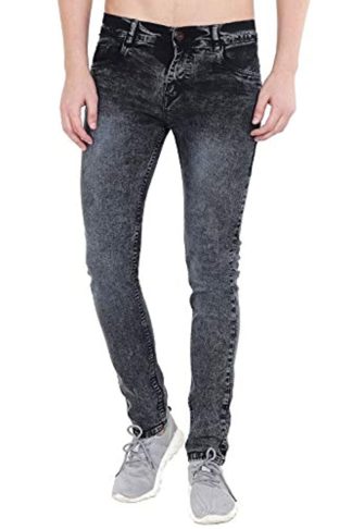 Hill Turner Slim Grey Jeans For Men