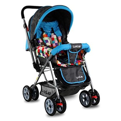 LuvLap Sunshine Stroller/Pram, Easy Fold, for Newborn Baby/Kids, 0-3 Years - Image 2
