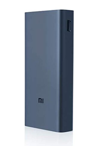 Mi Power Bank 3i 20000mAh (Sandstone Black) Triple Output and Dual Input Port | 18W Fast Charging | Power Delivery