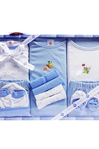 Mini Berry Unisex Baby’s Gift Set 13 Piece(Blue)