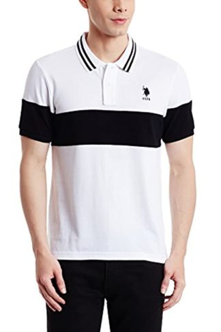 US Polo Men's Round Neck Polo T-shirt
