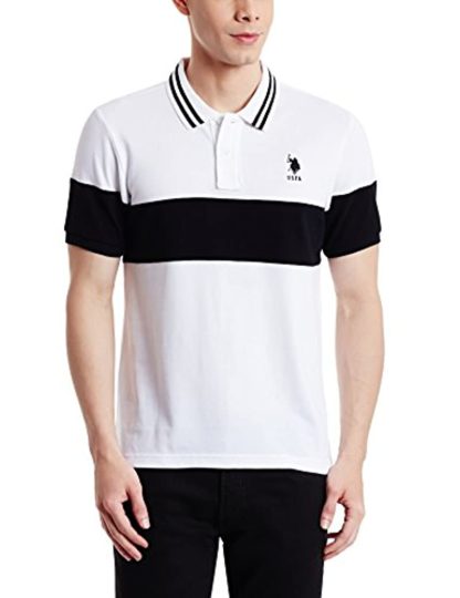 US Polo Men's Round Neck Polo T-shirt