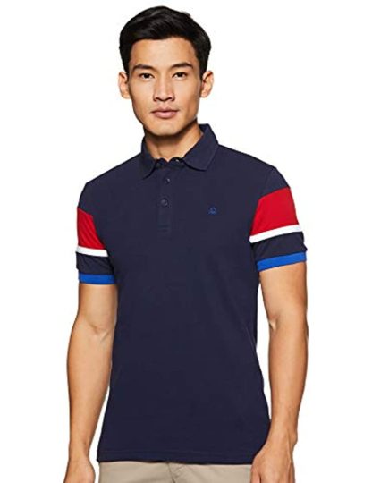 United Colors of Benetton Men's Solid Polo T-shirt - Image 2