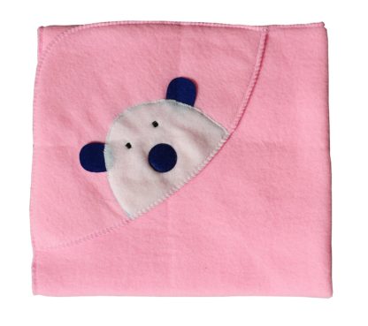 Newborn Baby Wrapper Blanket Gift Hamper-Set of 5 Pcs (Kitty-Pink) - Image 3