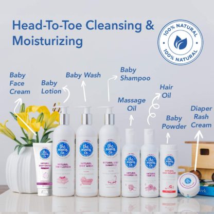 The Moms Co. Baby Suitcase Gift Box with 7 Skin and Hair Care Products - Image 3