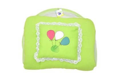 New Born Baby Net Bed & Sleeping Bag Combo Gift Set(0-6 Month Green) - Image 8