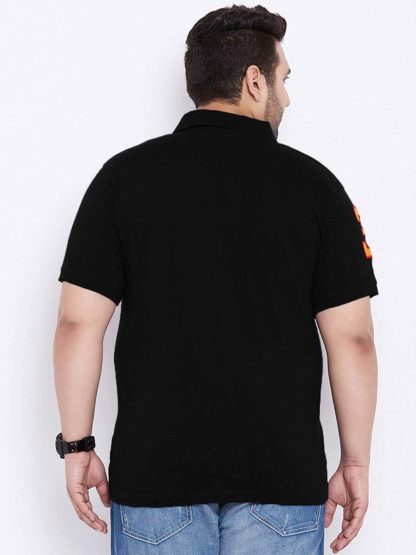 Plus Size Men's Regular Fit Polo T-shirt - Image 5