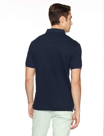 Men's Geometric Print Regular Fit Polo T-shirt - Image 3