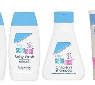 Sebamed Baby Care Travel Pack (Lotion, Shampoo, Wash, Cream)
