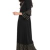 Women's Black Poly Crepe Anarkali Kurta - Image 3