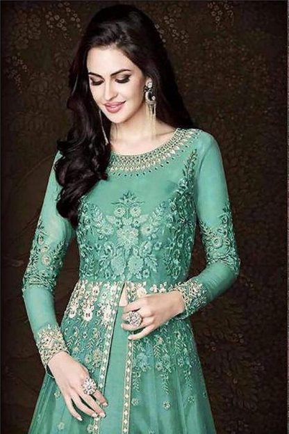 Soft Silk Inner Semi-Stitched Free size Gown for women - Image 4