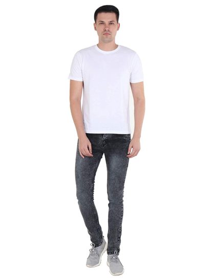 Hill Turner Slim Grey Jeans For Men - Image 8