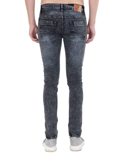 Hill Turner Slim Grey Jeans For Men - Image 5