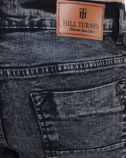 Hill Turner Slim Grey Jeans For Men - Image 6