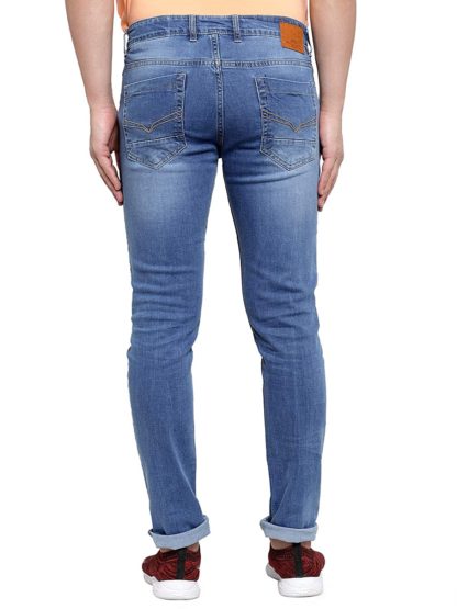 Cantabil Men's Carbon Blue Narrow Fit Jeans - Image 5