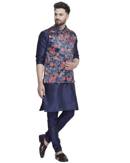 MEN'S KURTA PAJAMA AND WAISTCOAT - Image 5