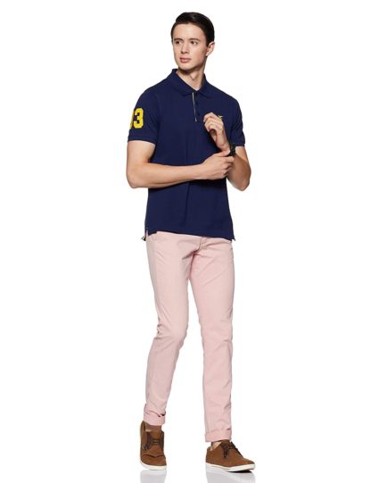 Men's Blue Polo T-shirt - Image 5