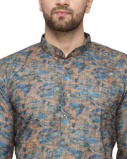 Men's Cotton Printed kurta pajama - Image 5