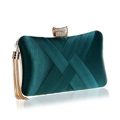 Women’s Elegant Tassel Velvet Evening Party Clutch Bags