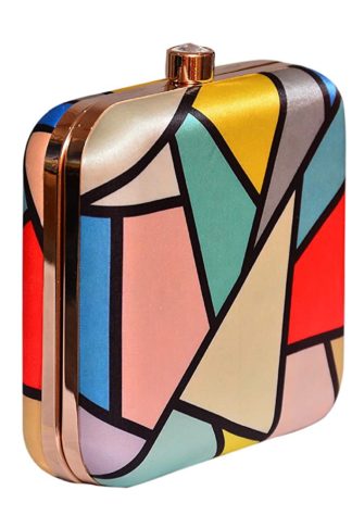 Women's Clutch by Sugarcrush (Multidimension_Multicolored)