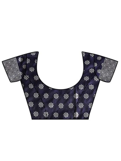 Women's Silk Saree with Blouse Piece - Image 6