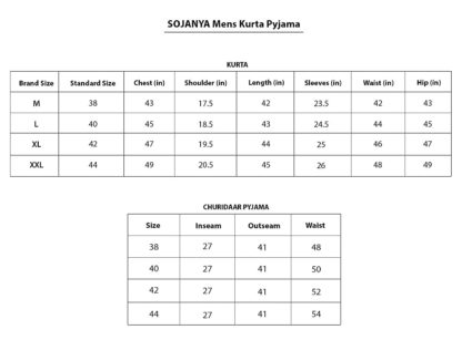 Men's Cream Pure Cotton Chicken Kurta & Churidaar Pyjama - Image 7