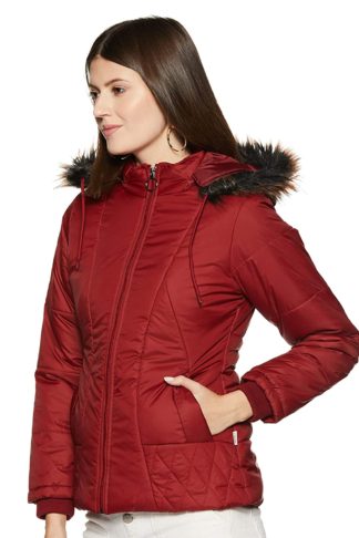 Cazibe Women’s Maroon Jacket