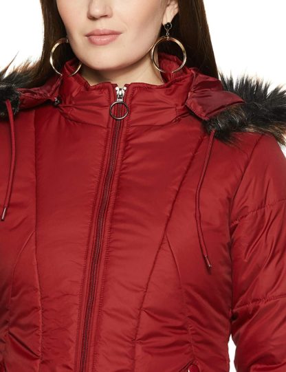 Cazibe Women's Maroon Jacket - Image 9